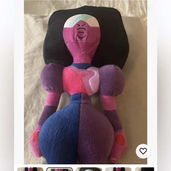 CARTOON NETWORK STEVEN UNIVERSE LARGE 16" GARNET PLUSH - Picture 4 of 5